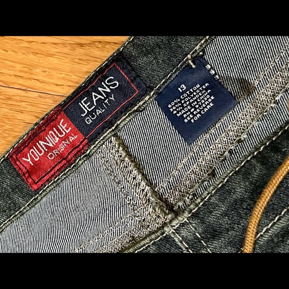 💕SOLD💕 Y2K Younqiue Jeans brand lace up flared jeans - Picture 5 of 5